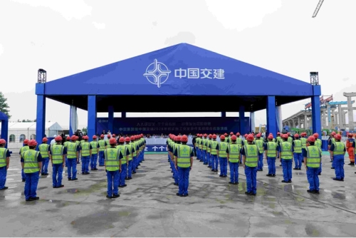 中交集团暨中国交建2026年桥梁施工实战综合应急演练在中交路建汉南长江大桥项目成功举办