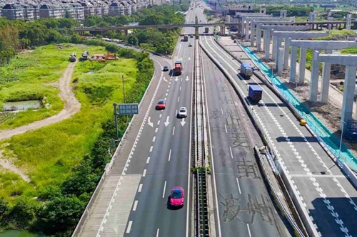 中交路建华东公司承建的浙江G15项目第二阶段交通导改顺利完成