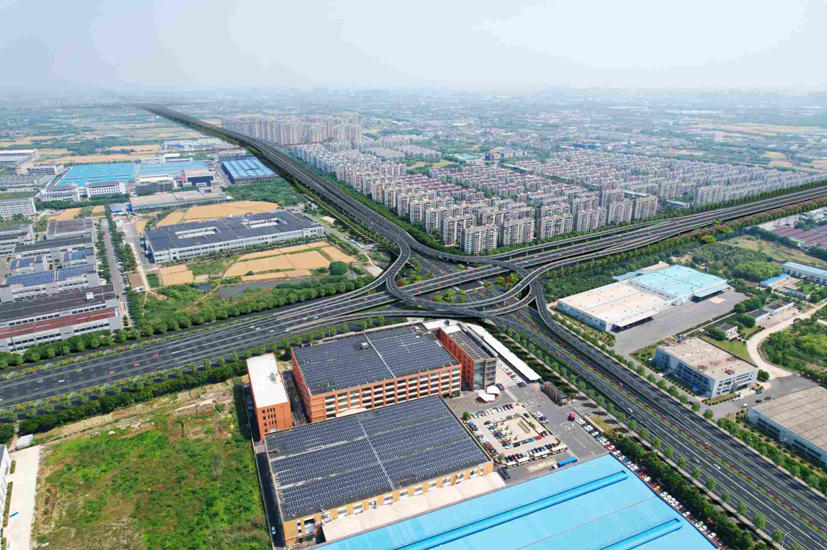 中交路建承建常州腾龙大道智慧快速二期工程TLDD-SG3标通车
